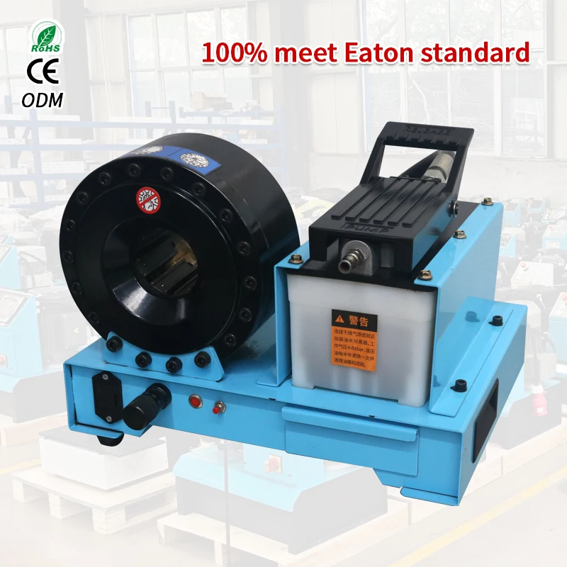 Portable Hydraulic Hose Crimping Machine P16 Series 1" Hose Crimper with Pneumatic Pump on Site Hose Fittings Repair Tool
Portable Hydraulic Hose Crimping Machine P16 Series 1" Hose Crimper with Pneumatic Pump on Site Hose Fittings Repair Tool
