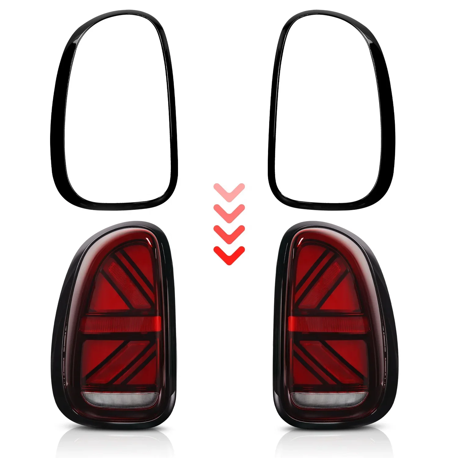 ApolloArchaic Mini Rear Lights LED Sequential Turning 2010-2016 John Cooper Works Tail Lights Mini Countryman R60
ApolloArchaic Mini Rear Lights LED Sequential Turning 2010-2016 John Cooper Works Tail Lights Mini Countryman R60