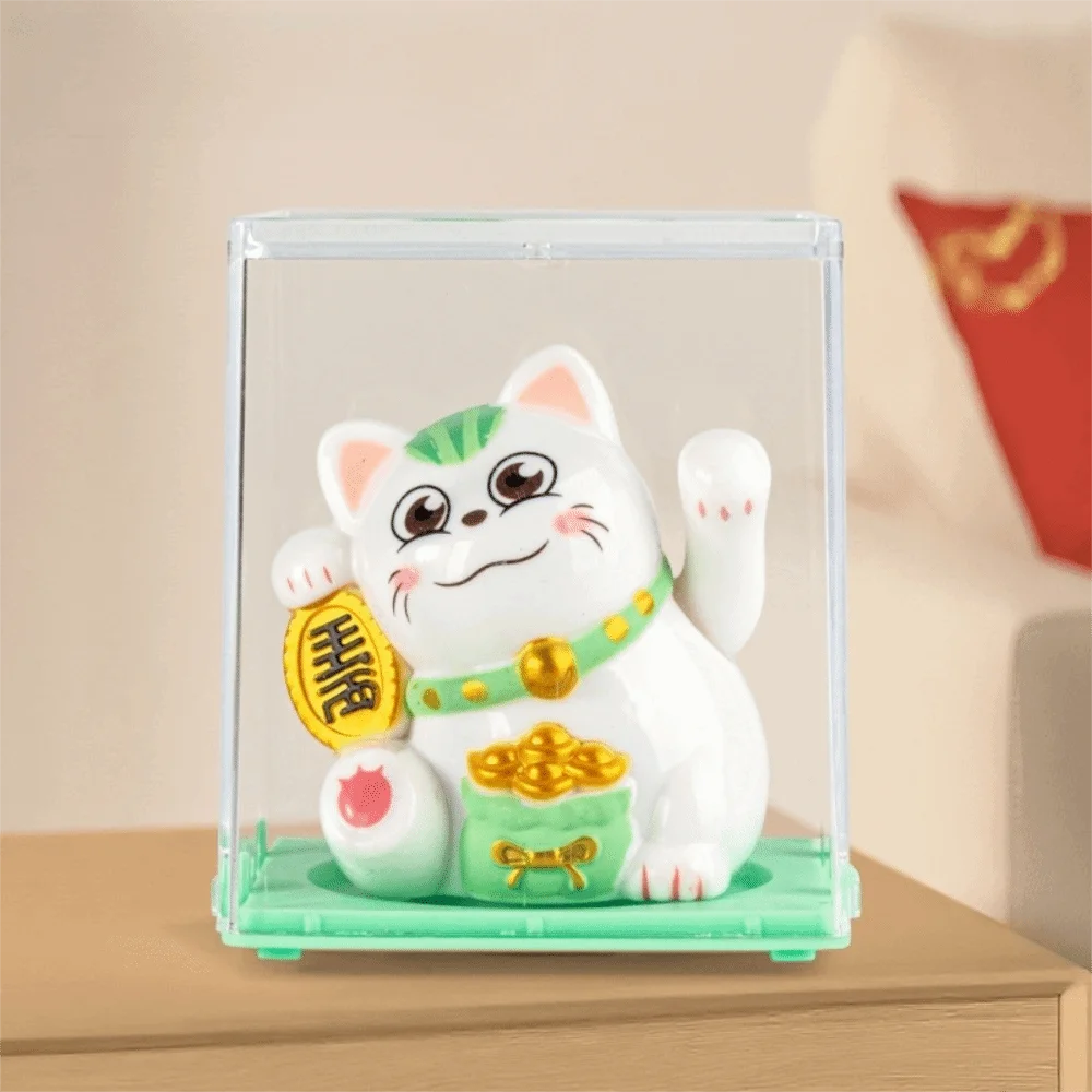 Good Lucky Light Energy Maneki-neko Welcoming Plastic Lucky Cat Figurines Waving Hand Desktop Ornament Home Decor
Good Lucky Light Energy Maneki-neko Welcoming Plastic Lucky Cat Figurines Waving Hand Desktop Ornament Home Decor