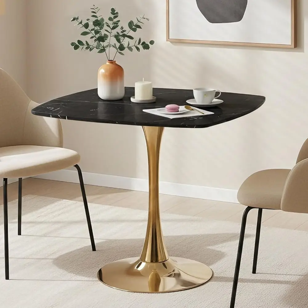 Обеденный стол в стиле тюльпана с мраморным эффектом, 31,5 дюйма, с металлическим основанием, быстрая сборка, идеально подходит для небольших помещений
Обеденный стол в стиле тюльпана с мраморным эффектом, 31,5 дюйма, с металлическим основанием, быстрая сборка, идеально подходит для небольших помещений