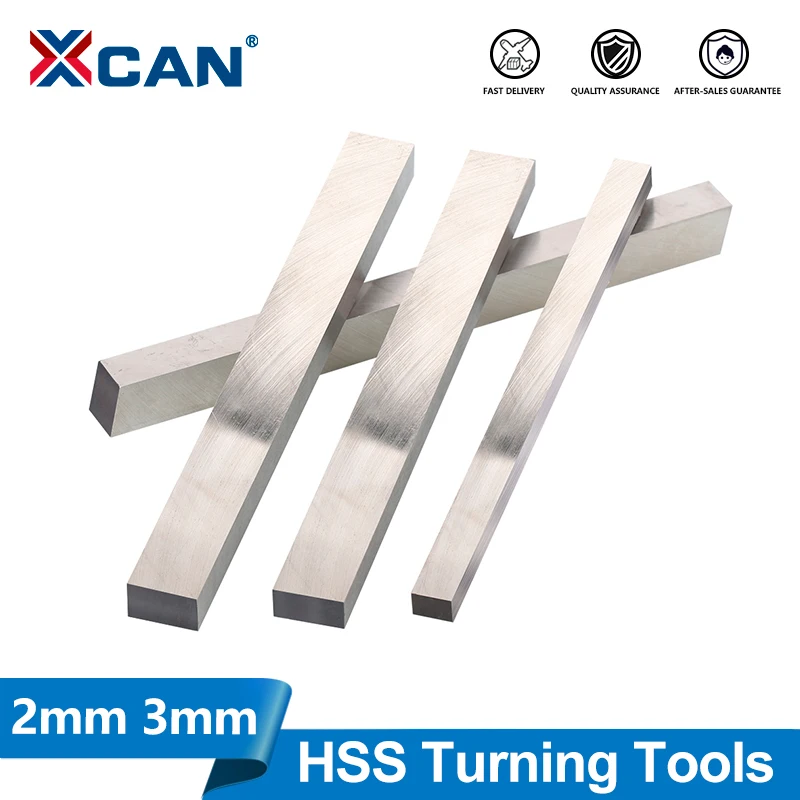 XCAN 1pc HSS Lathe Tool Steel Square Turning Tool 2mm 3mm For Engineering Cutting & Lathe Machining Tool
XCAN 1pc HSS Lathe Tool Steel Square Turning Tool 2mm 3mm For Engineering Cutting & Lathe Machining Tool