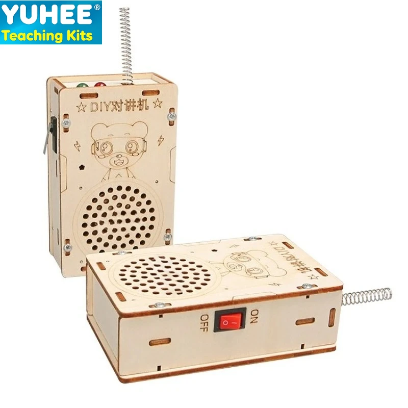 DIY Wooden Walkie-Talkie Kit for Kids – 200m Wireless Intercom Science Experiment Toy, Educational STEM Project Craft Steam
DIY Wooden Walkie-Talkie Kit for Kids – 200m Wireless Intercom Science Experiment Toy, Educational STEM Project Craft Steam