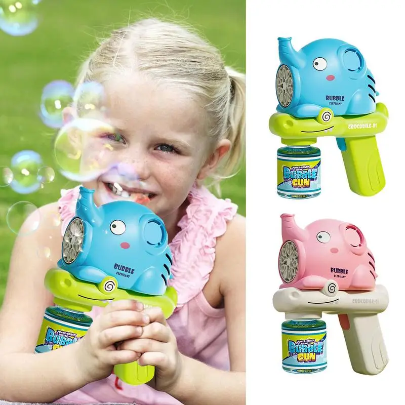 Automatic Bubble Blower Cartoon Elephant Bubble Machine Automatic Handheld Electric Cute Outdoor Toys For Wedding Birthday Party
Automatic Bubble Blower Cartoon Elephant Bubble Machine Automatic Handheld Electric Cute Outdoor Toys For Wedding Birthday Party