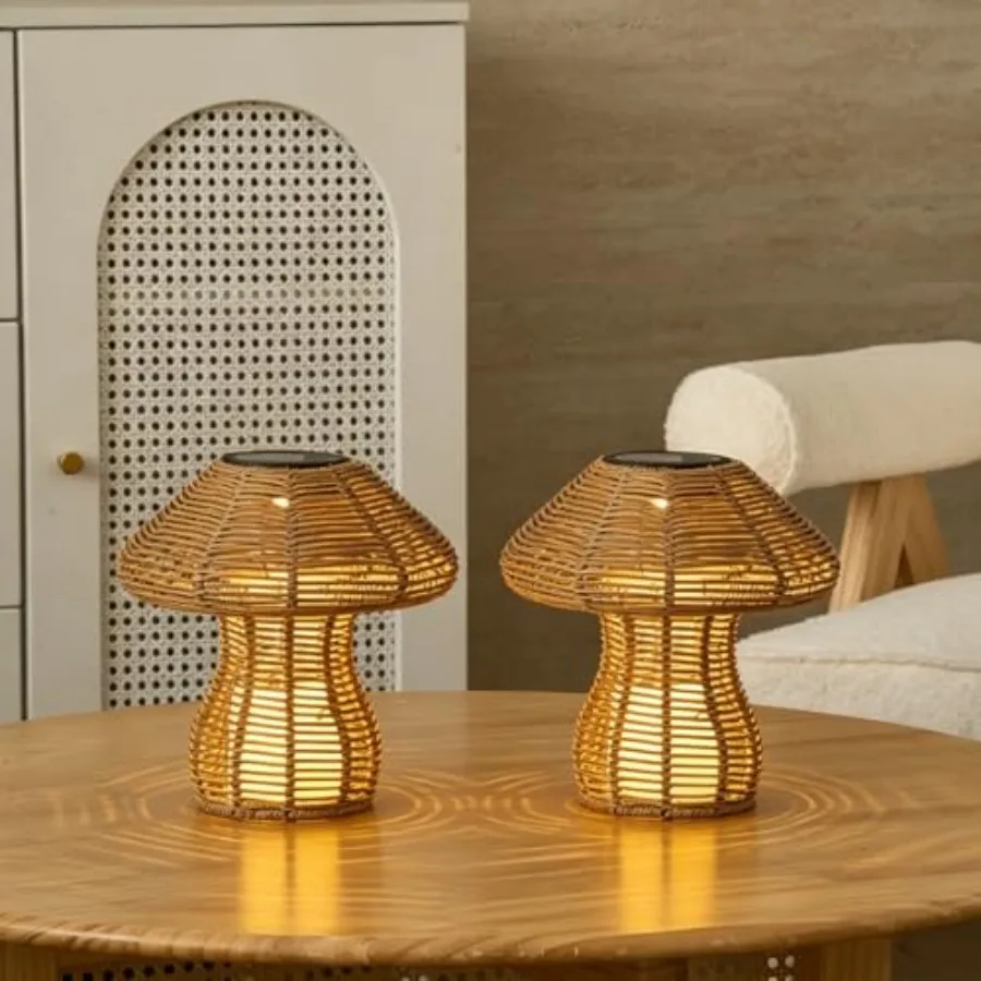 Portable Rattan Table Lamp for Indoor Outdoor, CE, RoHS Certified Solar Charging and Replaceable Battery LED Light, Ratten Bedr
Portable Rattan Table Lamp for Indoor Outdoor, CE, RoHS Certified Solar Charging and Replaceable Battery LED Light, Ratten Bedr
