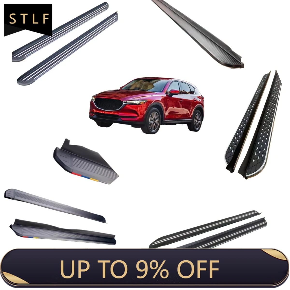 Aluminum Universal 4X4 Side Step Running Boards for CX5 Auto Replacement Accessories
Aluminum Universal 4X4 Side Step Running Boards for CX5 Auto Replacement Accessories