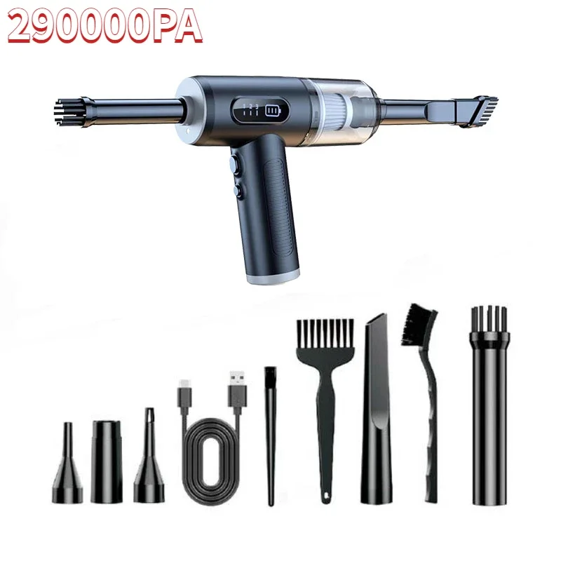290000Pa Car Vacuum Cleaner Wireless Vacuum Cleaner Handheld Vacuum Pump Cordless Robot for Car Home Appliance Strong Suction
290000Pa Car Vacuum Cleaner Wireless Vacuum Cleaner Handheld Vacuum Pump Cordless Robot for Car Home Appliance Strong Suction