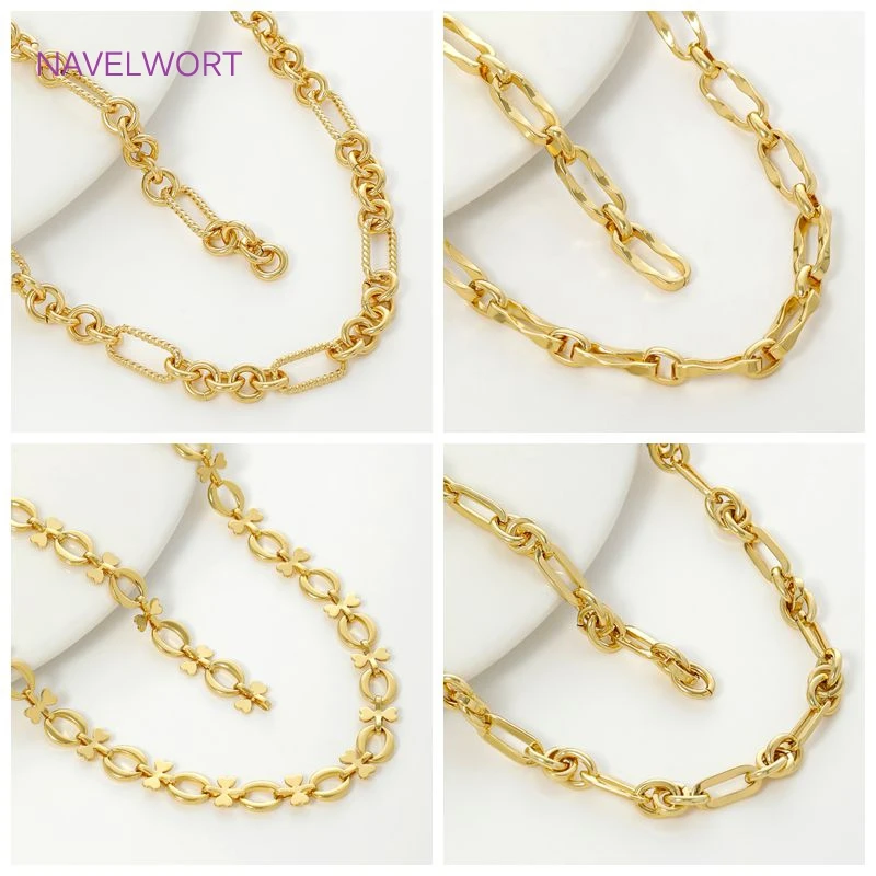 18K Gold Plated Bulk Chains For Needlework,Brass Decorative Chain For Jewelry,Chain Fittings,DIY Necklace Making Accessories
18K Gold Plated Bulk Chains For Needlework,Brass Decorative Chain For Jewelry,Chain Fittings,DIY Necklace Making Accessories