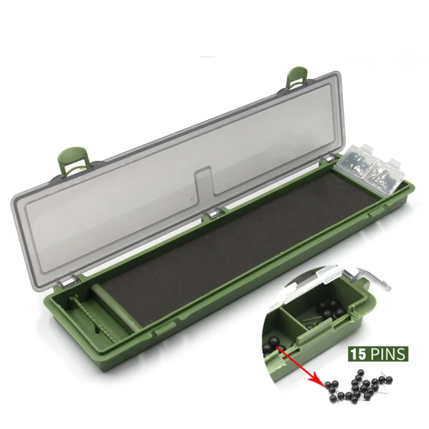 Multi- Separate Grid Carp Fishing Tools Box Lure Bait Boxes Fishing Hook fishline Hair Rig Container Organizer
Multi- Separate Grid Carp Fishing Tools Box Lure Bait Boxes Fishing Hook fishline Hair Rig Container Organizer