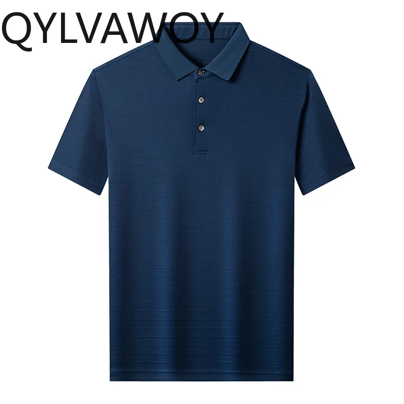 QYLVAWOY 100% Mulberry Silk Men's Polo Shirts Lapel T Shirts for Man Summer Short Sleeve Shirt Solid Tops Man Clothes Business
QYLVAWOY 100% Mulberry Silk Men's Polo Shirts Lapel T Shirts for Man Summer Short Sleeve Shirt Solid Tops Man Clothes Business