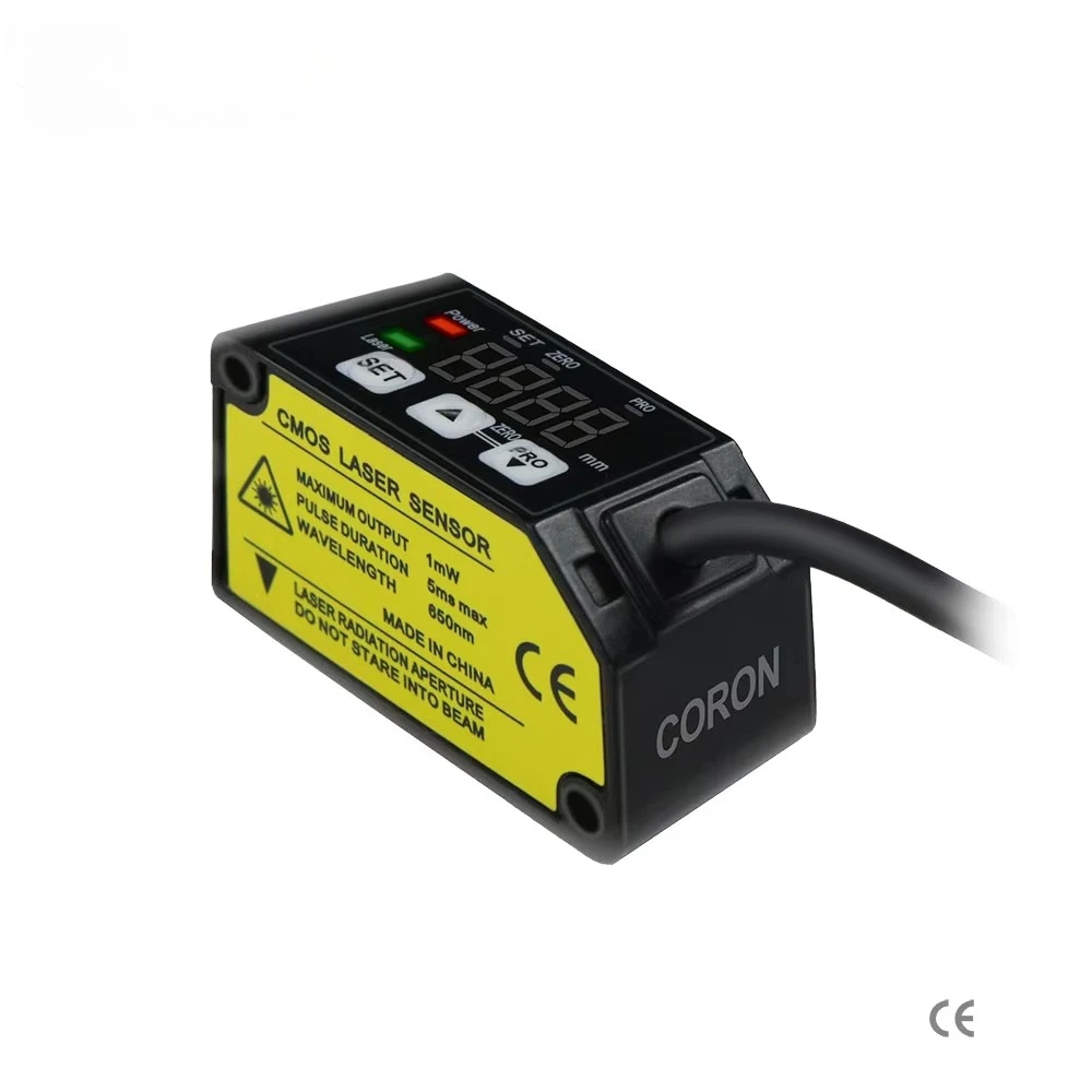 GLX-D400PUI High Precision Optical Laser Displacement Sensor IP67 Protection Grade PNP + Analog Output for Measuring Position
GLX-D400PUI High Precision Optical Laser Displacement Sensor IP67 Protection Grade PNP + Analog Output for Measuring Position