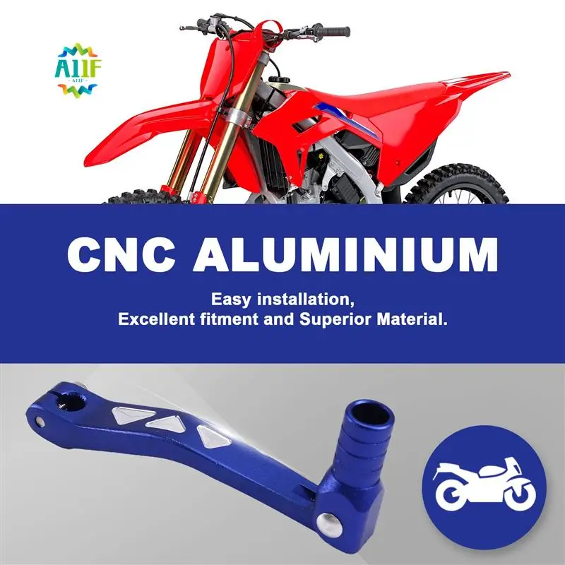 A11F-CNC Aluminium Folding Gear Shifter Shift Lever For 50 70 110 125 Cc Dirt Pit Bike XR CRF 50 70 Motorcycle Modified Parts
A11F-CNC Aluminium Folding Gear Shifter Shift Lever For 50 70 110 125 Cc Dirt Pit Bike XR CRF 50 70 Motorcycle Modified Parts