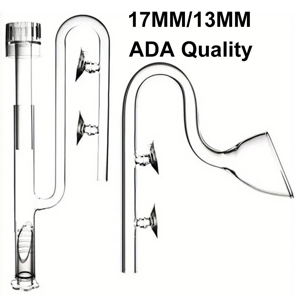 Clear Glass Lily Pipe Outflow and Skimmer Inflow With Suction Cup 13mm 17mm For Aquarium Planted Fish Tank Aquatic Filter System
Clear Glass Lily Pipe Outflow and Skimmer Inflow With Suction Cup 13mm 17mm For Aquarium Planted Fish Tank Aquatic Filter System