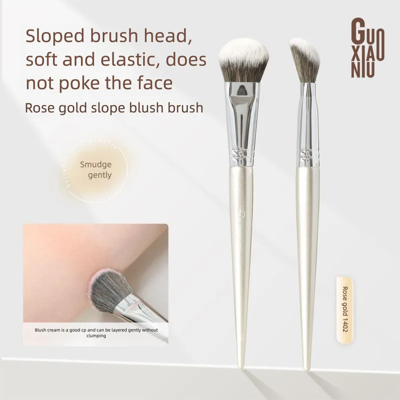 Guo Xiaoniu Rose Gold Sloped Blush Dot Clear Natural Face Contour Ultra Soft Makeup Brush
Guo Xiaoniu Rose Gold Sloped Blush Dot Clear Natural Face Contour Ultra Soft Makeup Brush