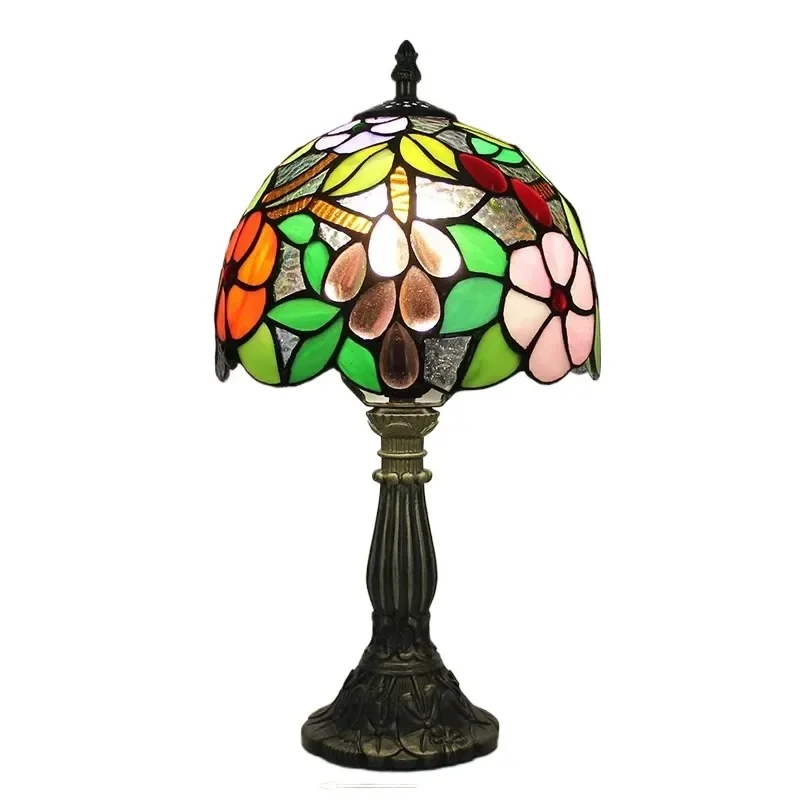 8-inch Luxury Stained Glass Lampshade Led Lights Decoration Bedroom Tifany Lamp Desk Light for Hotel Cafe Restaurant Projects
8-inch Luxury Stained Glass Lampshade Led Lights Decoration Bedroom Tifany Lamp Desk Light for Hotel Cafe Restaurant Projects