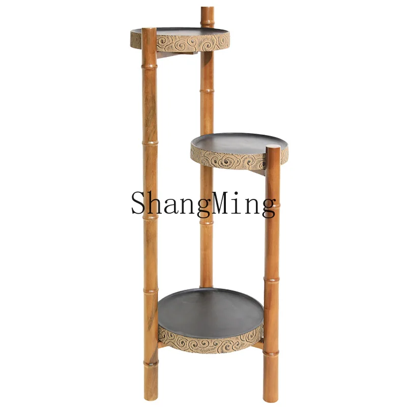 CL New Chinese Solid Wood Flower Rack Balcony Rack Household Bonsai Multifunctional Flower Antique Flower
CL New Chinese Solid Wood Flower Rack Balcony Rack Household Bonsai Multifunctional Flower Antique Flower
