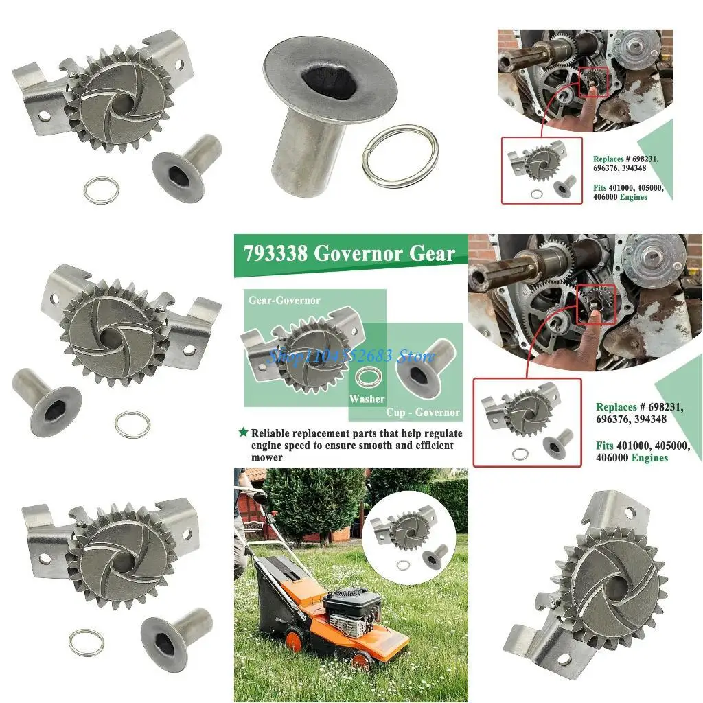 Y6GD Exactness Engine Speed Control Gears For Lawn Mowers 2PCS Stainless Steel Repair No O Rings Included
Y6GD Exactness Engine Speed Control Gears For Lawn Mowers 2PCS Stainless Steel Repair No O Rings Included