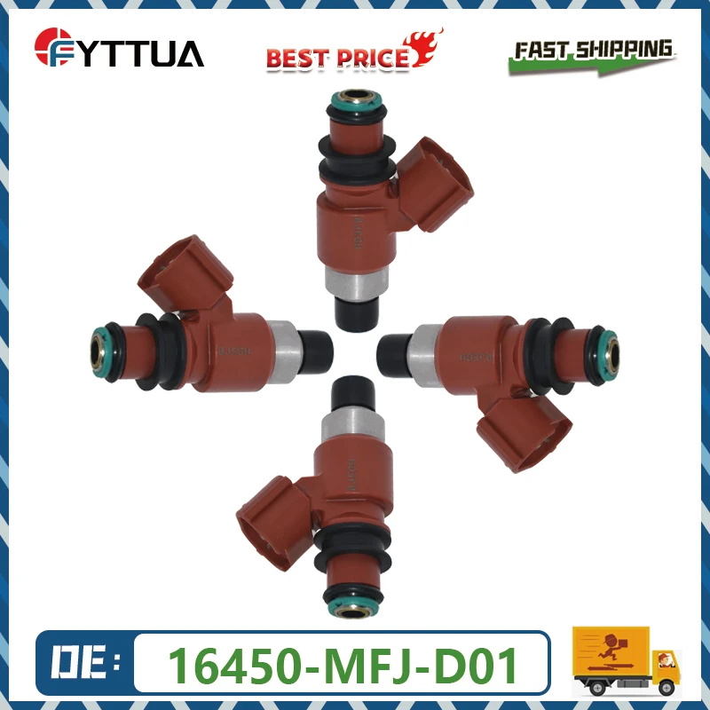 4PCS Fuel Injector 16450-MFJ-D01 16450MFJD01 For Honda CBR600RR 2007-2016
4PCS Fuel Injector 16450-MFJ-D01 16450MFJD01 For Honda CBR600RR 2007-2016