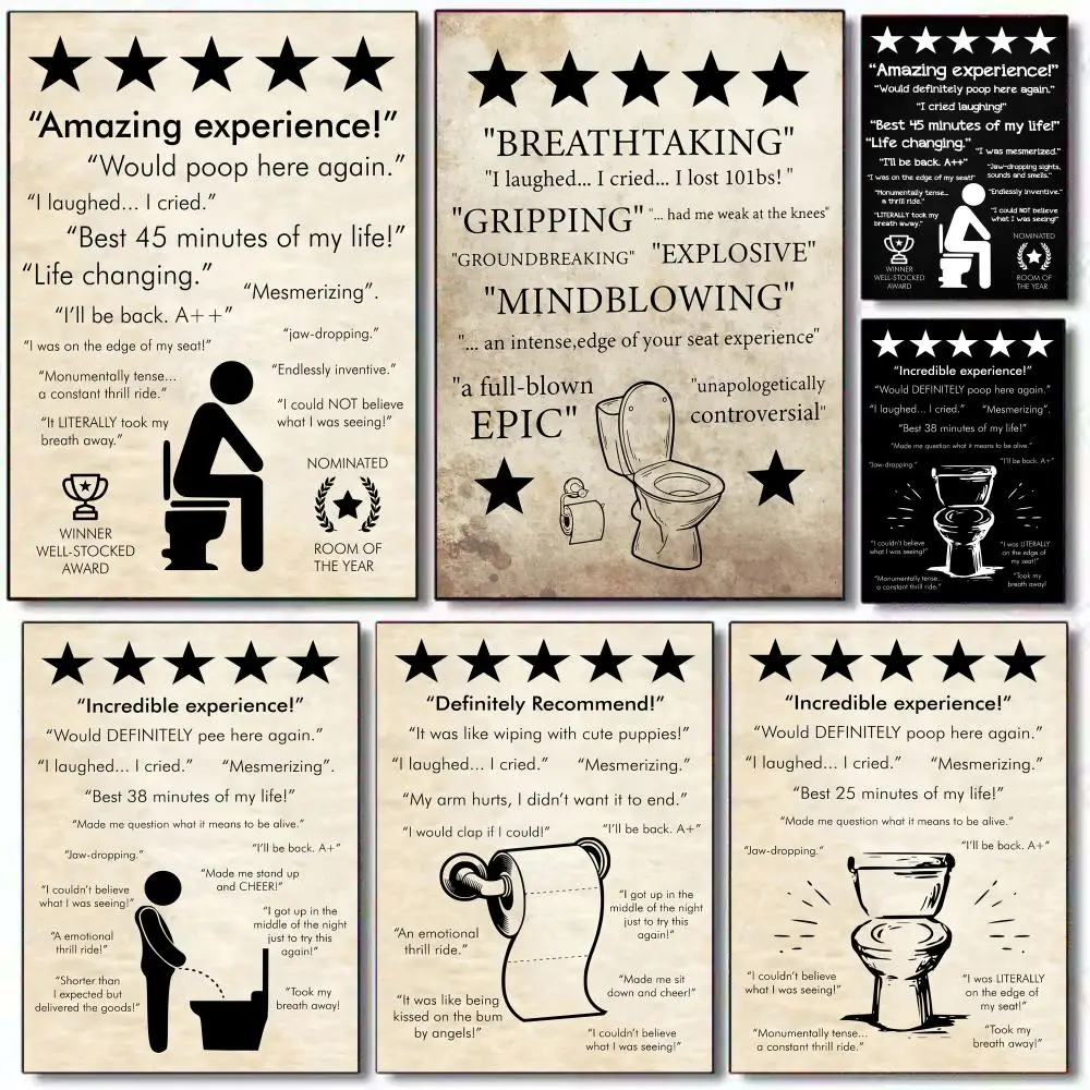 5 STAR BATHROOM CRAFT Poster Self-Adhesive Removable Poster, Peel & Stick Wall Art for Home Office Cafe Bar Wall Decor
5 STAR BATHROOM CRAFT Poster Self-Adhesive Removable Poster, Peel & Stick Wall Art for Home Office Cafe Bar Wall Decor