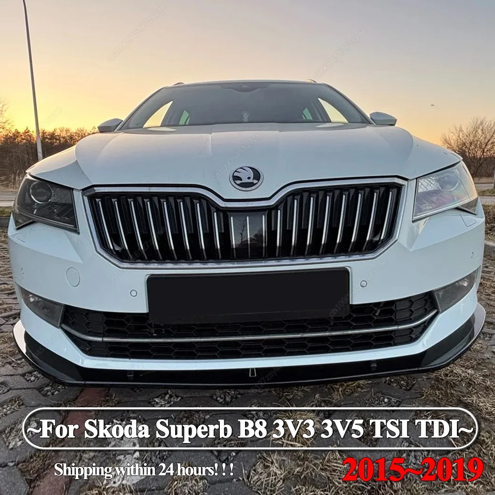 Front Bumper Lip Spoiler Splitter Diffuser For Skoda Superb B8 3V3 3V5 TSI TDI 2015-2019 Pre-Lci ABS Gloss Black Bodykits Tuning
Front Bumper Lip Spoiler Splitter Diffuser For Skoda Superb B8 3V3 3V5 TSI TDI 2015-2019 Pre-Lci ABS Gloss Black Bodykits Tuning