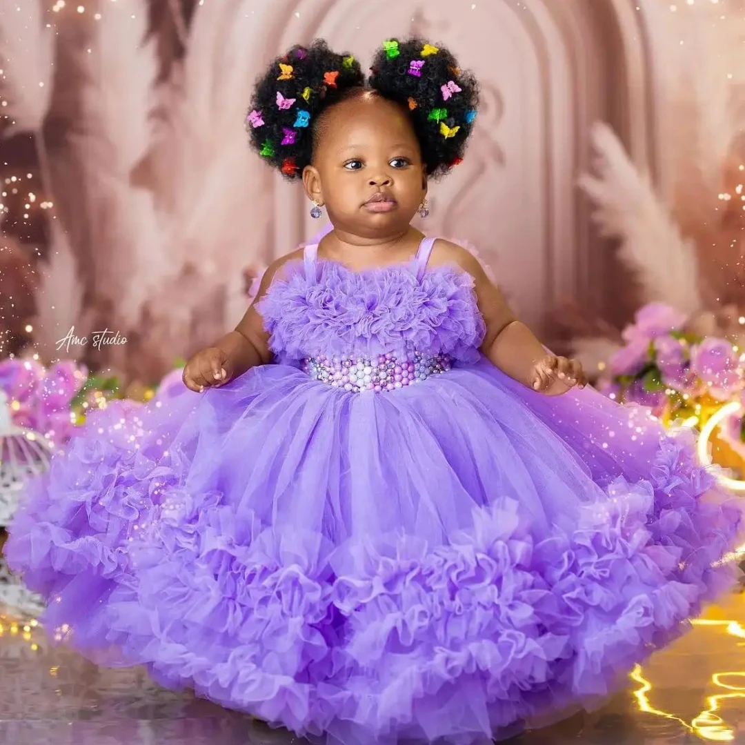 Customized Flower Girl Dress Purple Tulle Tiered Pearls Sleeveless For Wedding Birthday Party Banquet Prom Holy Communion Gown
Customized Flower Girl Dress Purple Tulle Tiered Pearls Sleeveless For Wedding Birthday Party Banquet Prom Holy Communion Gown