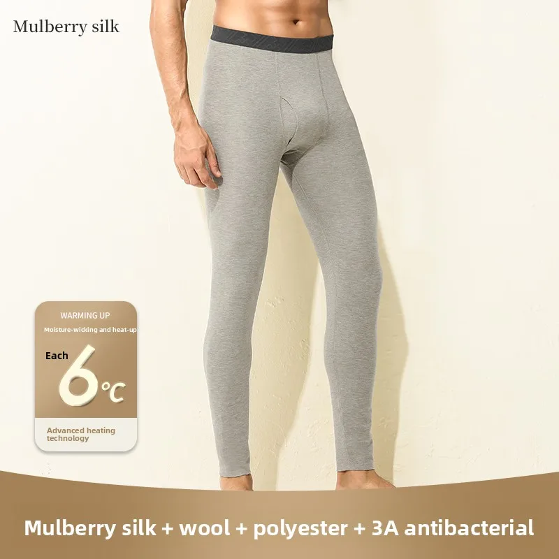 Men's Autumn Winter Warm Pants Wool Silk Blend Base Layer Pants Comfortable Soft Fabric Men's Thermal Trousers
Men's Autumn Winter Warm Pants Wool Silk Blend Base Layer Pants Comfortable Soft Fabric Men's Thermal Trousers