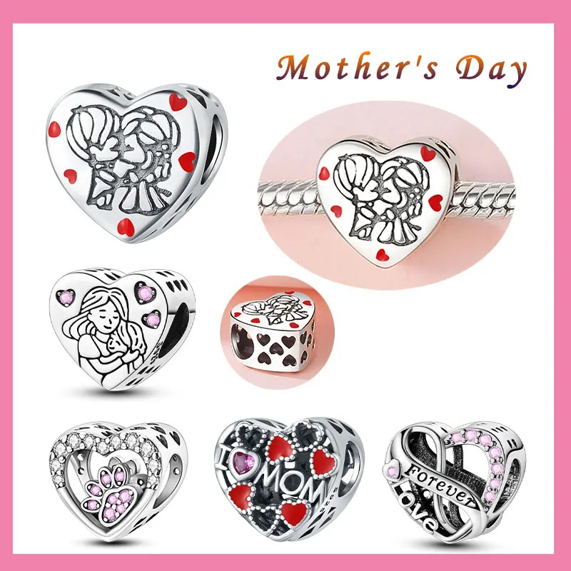 Серебряные подвески 925, бусины в форме сердца для мамы и семьи, подходят для оригинального браслета, женские ювелирные изделия «сделай сам», подарок для друга
Серебряные подвески 925, бусины в форме сердца для мамы и семьи, подходят для оригинального браслета, женские ювелирные изделия «сделай сам», подарок для друга
