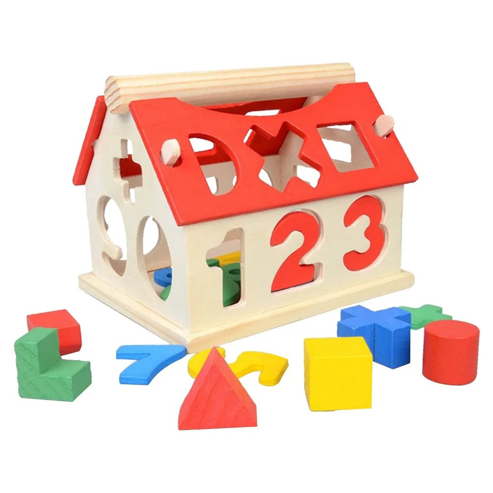 1Set Number Shape Matching Wooden House Disassembly Assembly Educational DIY Learning Early Childhood Development Fine Motor
1Set Number Shape Matching Wooden House Disassembly Assembly Educational DIY Learning Early Childhood Development Fine Motor