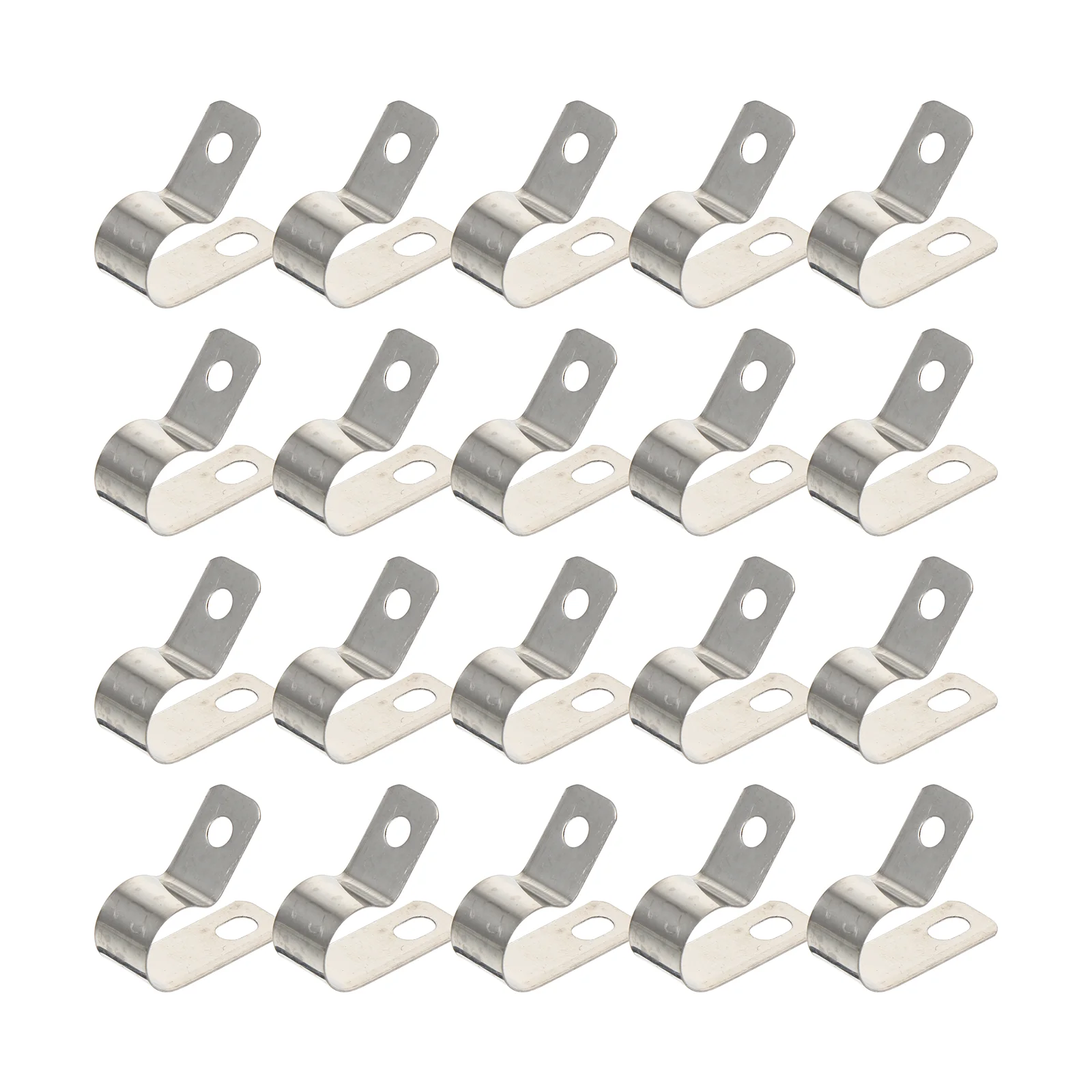 20 pcs R-type Cable Fixing Clips Stainless Steel Wire Organizer Durable Metal Buckle Cable Management Solution Easy Installation
20 pcs R-type Cable Fixing Clips Stainless Steel Wire Organizer Durable Metal Buckle Cable Management Solution Easy Installation