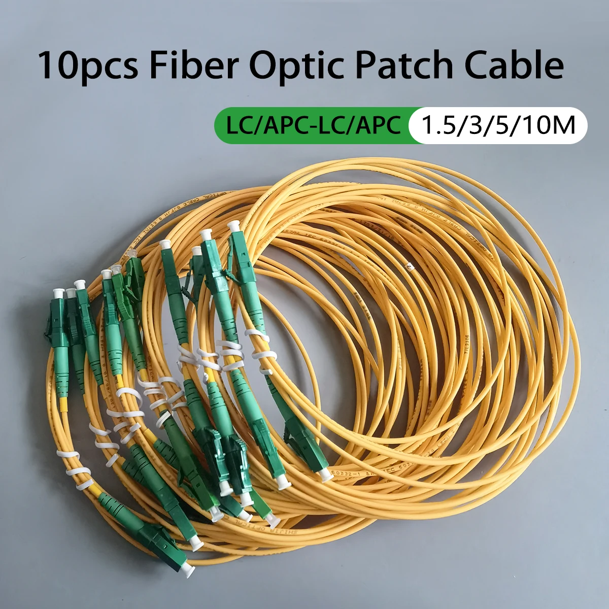 10 шт. Оптоволоконный кабель LC/APC-LC/APC 1.5м/3м/5м 2.0мм LSZH G657A2, одномодовый, для внутренней прокладки FTTH, прямые продажи с завода и изготовление на заказ
10 шт. Оптоволоконный кабель LC/APC-LC/APC 1.5м/3м/5м 2.0мм LSZH G657A2, одномодовый, для внутренней прокладки FTTH, прямые продажи с завода и изготовление на заказ