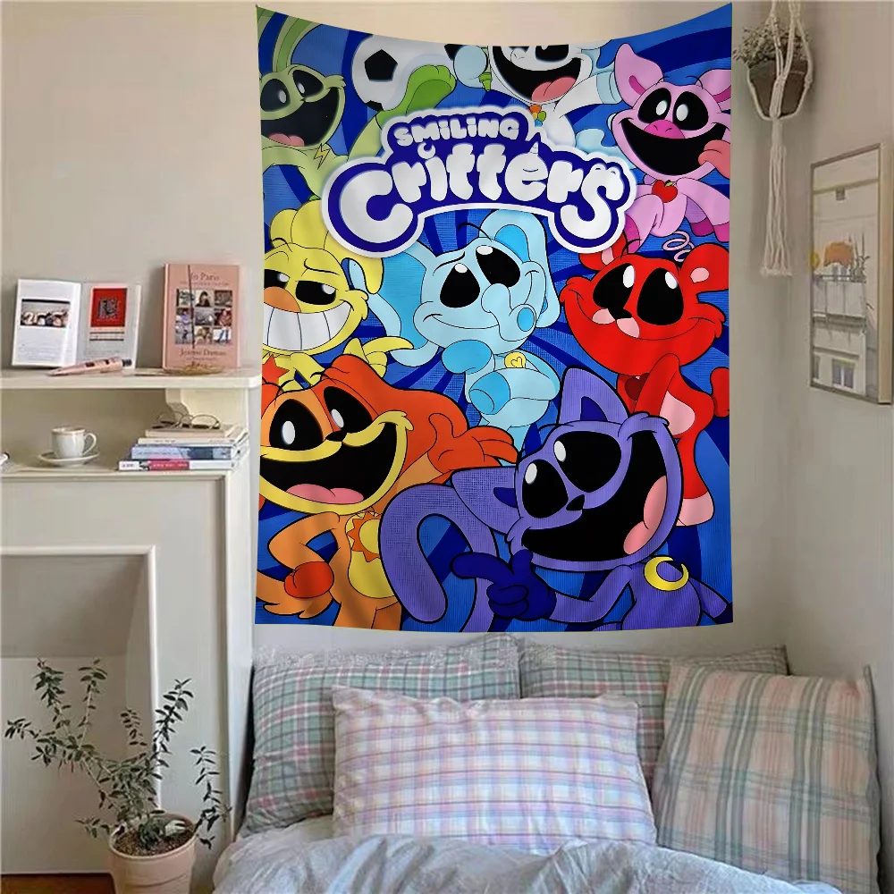 Game S-Smiling C-Critters Printed Large Wall Tapestry Cheap Hippie Wall Hanging Bohemian Wall Tapestries Mandala INS Home Decor
Game S-Smiling C-Critters Printed Large Wall Tapestry Cheap Hippie Wall Hanging Bohemian Wall Tapestries Mandala INS Home Decor