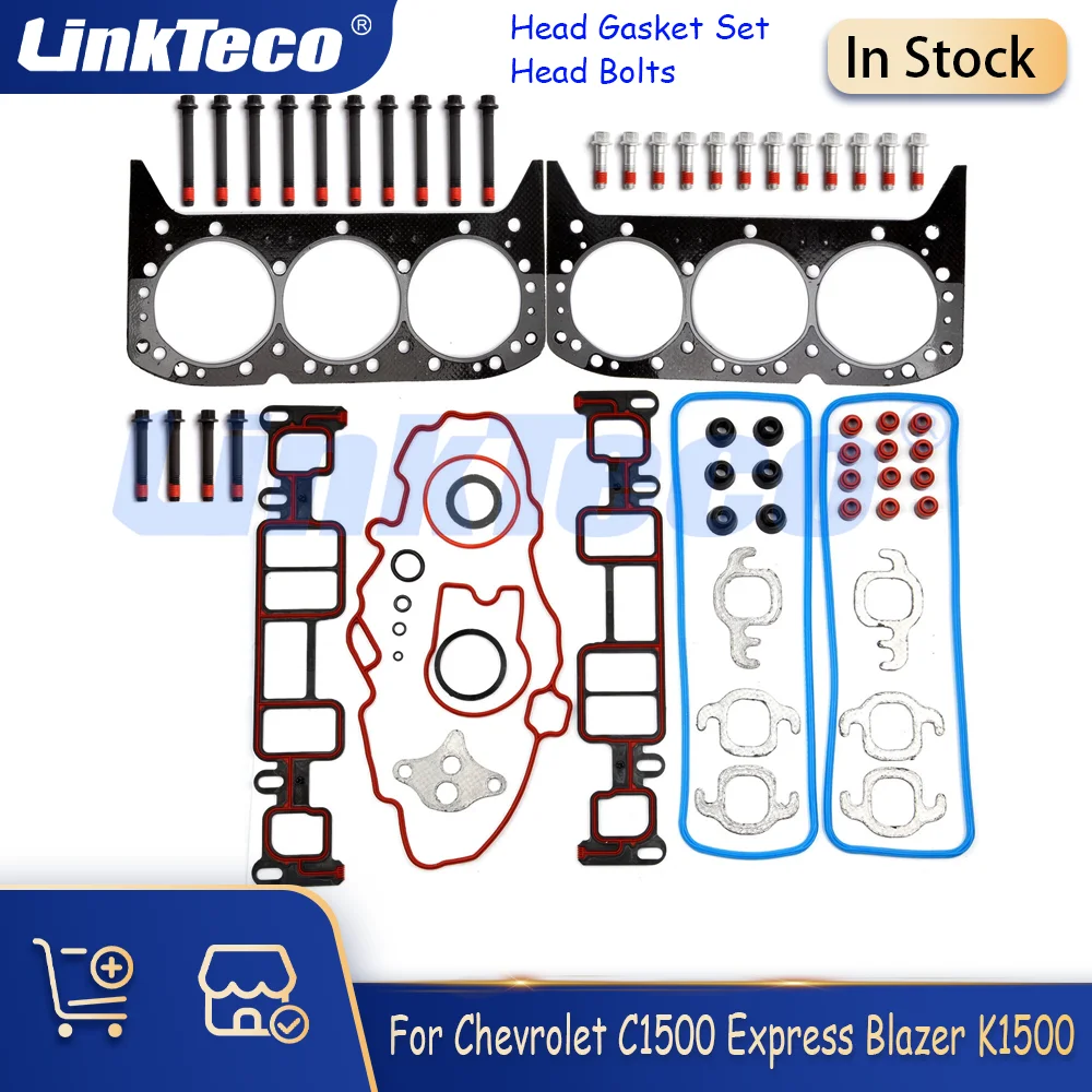Engine Cylinder Head Gasket Bolts Set 4.3 L OHV 96-06 For GM Chevrolet S10 C1500 Express Blazer K1500 GMC ISUZU LS LU3 L35 LF6
Engine Cylinder Head Gasket Bolts Set 4.3 L OHV 96-06 For GM Chevrolet S10 C1500 Express Blazer K1500 GMC ISUZU LS LU3 L35 LF6