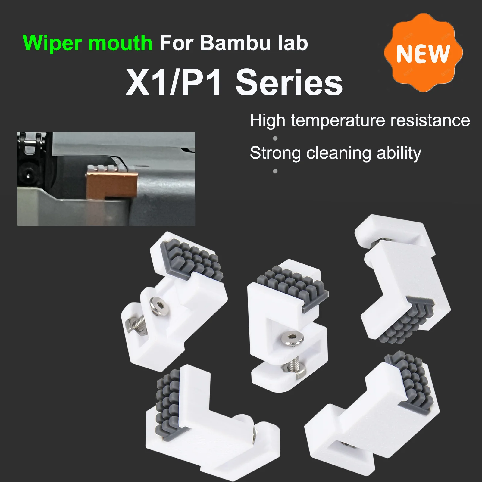 Обновление для Bambu Lab X1 X1C P1S Комплект стеклоочистителей сопла Силиконовые насадки Скрубберы с насадкой P1P Очиститель сопел Hotend Wiping
Обновление для Bambu Lab X1 X1C P1S Комплект стеклоочистителей сопла Силиконовые насадки Скрубберы с насадкой P1P Очиститель сопел Hotend Wiping