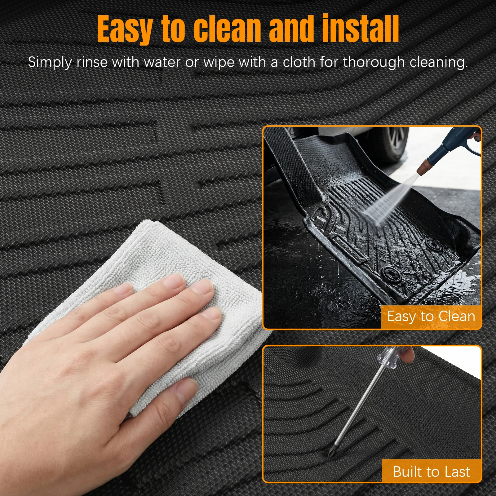 Trunk Mat with Backrest Mat All Weather TPE Floor Mats & Cargo Mat & Backrest Mats for Toyota 4Runner 2025-2026 Fuel 7 Seats
Trunk Mat with Backrest Mat All Weather TPE Floor Mats & Cargo Mat & Backrest Mats for Toyota 4Runner 2025-2026 Fuel 7 Seats