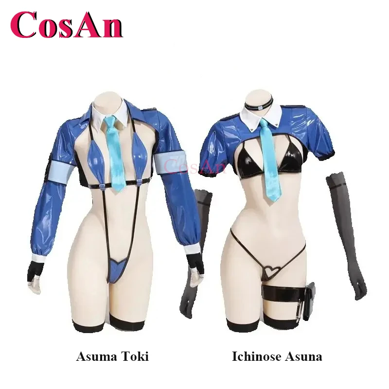CosAn Game Blue Archive Ichinose Asuna/Asuma Toki Cosplay Costumes Fashion Blue Uniform Outfit Activity Party Role Play Clothing
CosAn Game Blue Archive Ichinose Asuna/Asuma Toki Cosplay Costumes Fashion Blue Uniform Outfit Activity Party Role Play Clothing