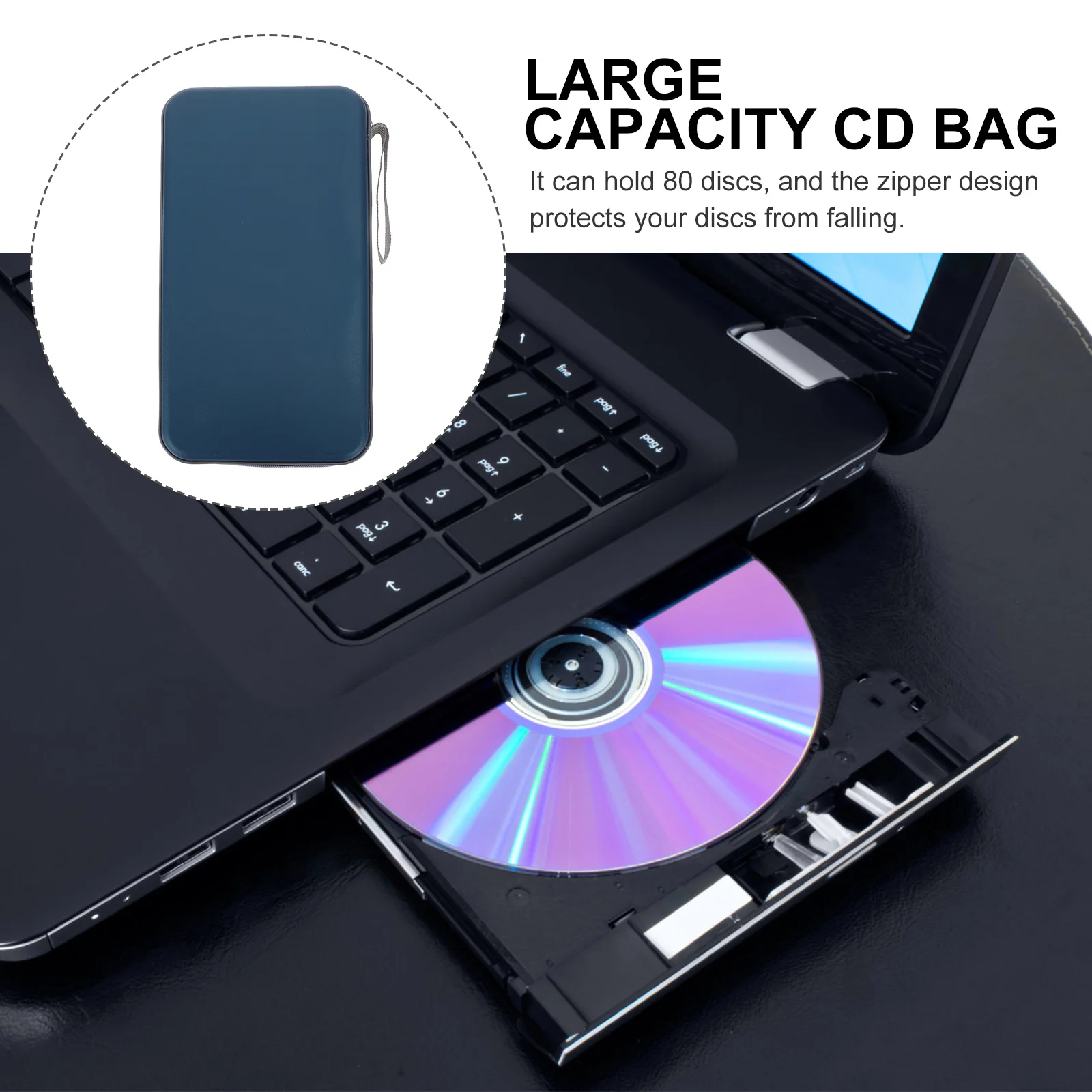 80-Slot Disc Storage Case Premium Cd Pouch with Zipper Protection Against Damage and Deformation Ideal for Car Home Use
80-Slot Disc Storage Case Premium Cd Pouch with Zipper Protection Against Damage and Deformation Ideal for Car Home Use