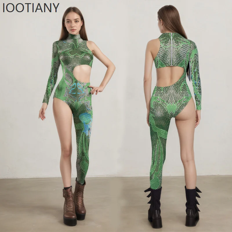 IOOTIANY Colorful Asymmetrical Holiday Bodysuit Costume Party Performance Jumpsuit Sexy Hollow High Fork Beachwear Swimsuit
IOOTIANY Colorful Asymmetrical Holiday Bodysuit Costume Party Performance Jumpsuit Sexy Hollow High Fork Beachwear Swimsuit