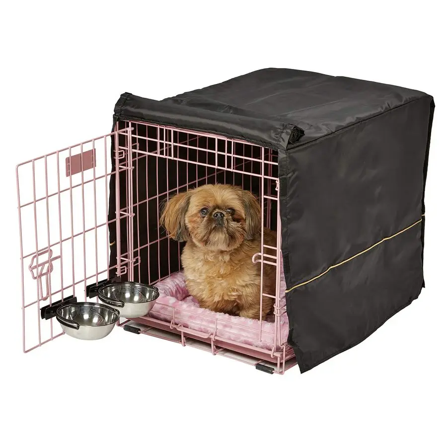 Pink Fashion iCrate Starter Kit, 24inch Dog Crate Bundle for Small Dogs, Includes Crate, Pet Bed, 2 Bowls and Privacy Cover
Pink Fashion iCrate Starter Kit, 24inch Dog Crate Bundle for Small Dogs, Includes Crate, Pet Bed, 2 Bowls and Privacy Cover