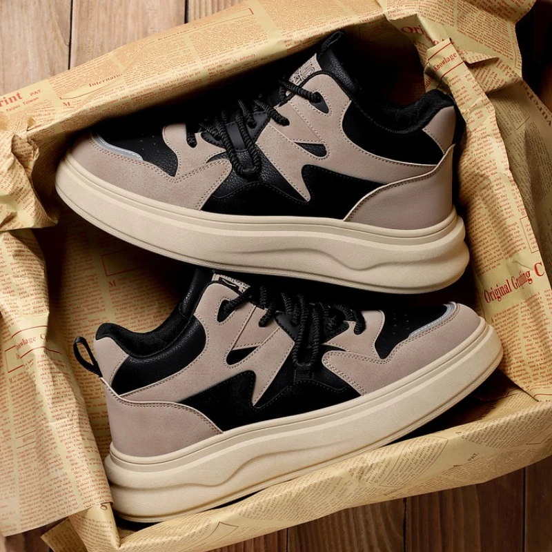 New Autumn Men's Sneakers Men's Comfortable Platform Shoes 2026 Trend Lace-up Vulcanized Shoes White Casual Sneakers Zapatillas
New Autumn Men's Sneakers Men's Comfortable Platform Shoes 2026 Trend Lace-up Vulcanized Shoes White Casual Sneakers Zapatillas