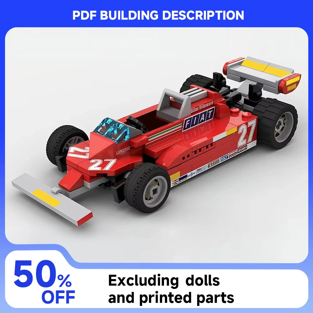 New MOC Racing Series 1981 Monaco Grand Prix Competitive Model City Car DIY Assembly Building Blocks Children's Toy Boy Gift Set
New MOC Racing Series 1981 Monaco Grand Prix Competitive Model City Car DIY Assembly Building Blocks Children's Toy Boy Gift Set