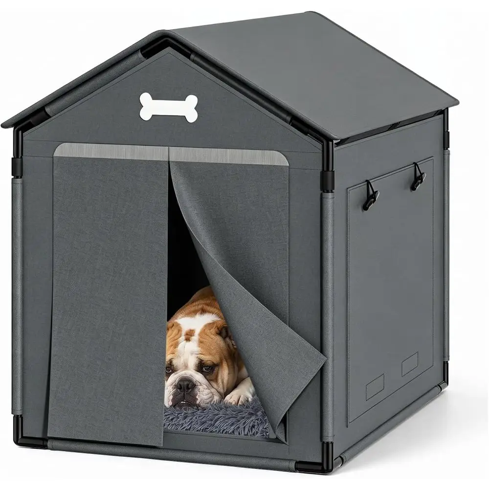 Indoor Plush Cushion Dog House, Suitable for Small to Medium Dogs, 27x21x27in, Gray
Indoor Plush Cushion Dog House, Suitable for Small to Medium Dogs, 27x21x27in, Gray