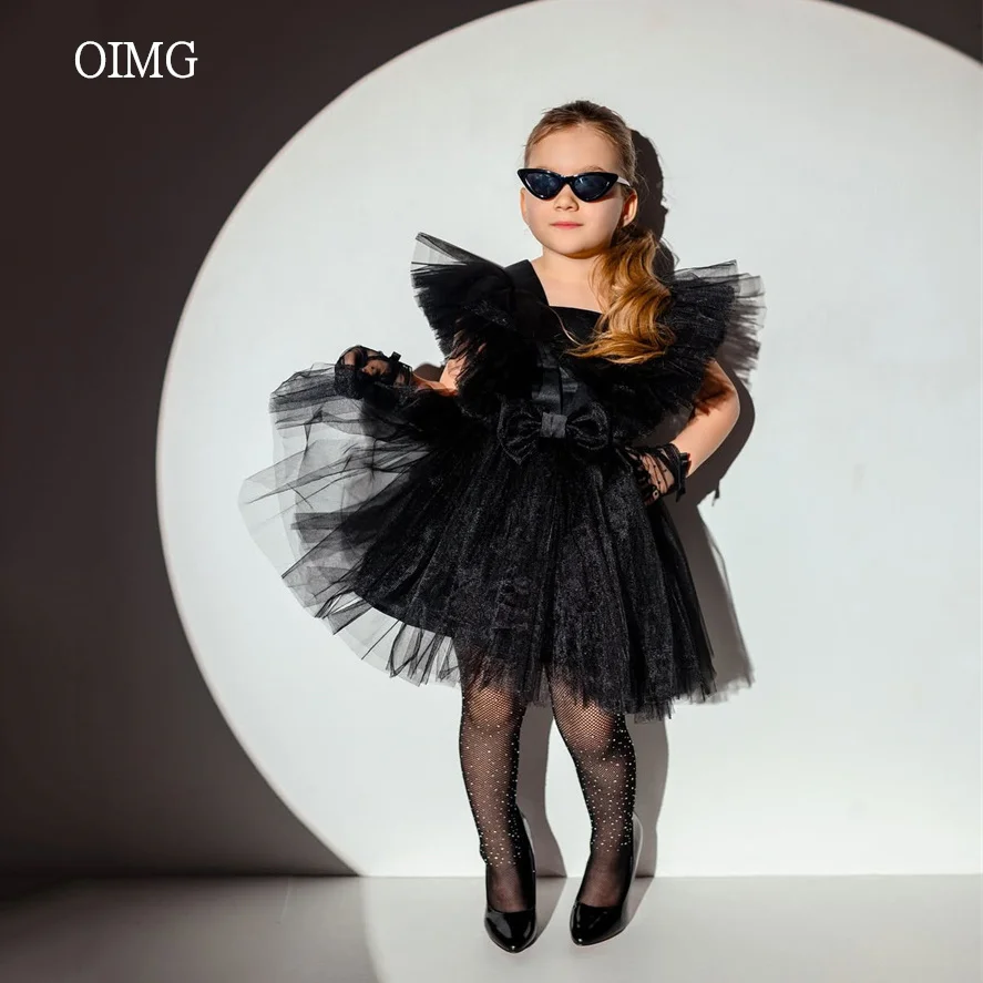 Черное платье OIMG для девочек с цветочным узором, тюлевое, с рюшами и рукавами-крылышками, для свадебной вечеринки, длиной до колена, на день рождения, на заказ
Черное платье OIMG для девочек с цветочным узором, тюлевое, с рюшами и рукавами-крылышками, для свадебной вечеринки, длиной до колена, на день рождения, на заказ