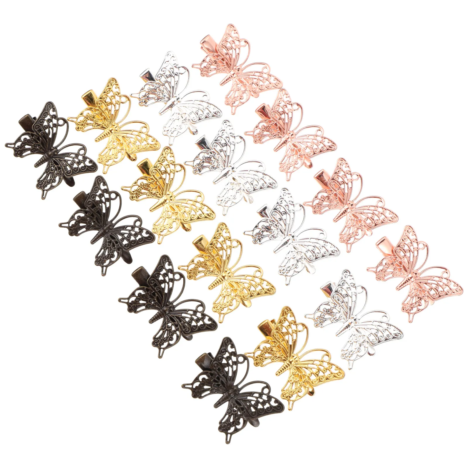 16Pcs Metal Duckbill Clip Vintage Hairpins 3D Light Alloy Hair Accessories Party Wedding Barrettes for Women
16Pcs Metal Duckbill Clip Vintage Hairpins 3D Light Alloy Hair Accessories Party Wedding Barrettes for Women
