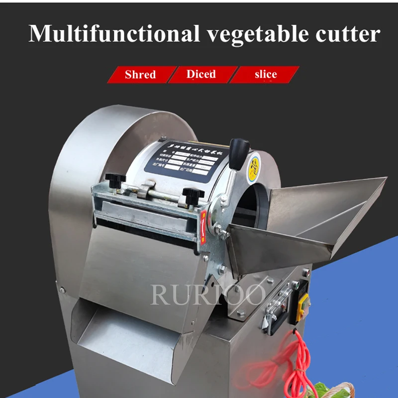 Промышленная электрическая овощерезка из нержавеющей стали для нарезки имбиря и моркови
Промышленная электрическая овощерезка из нержавеющей стали для нарезки имбиря и моркови