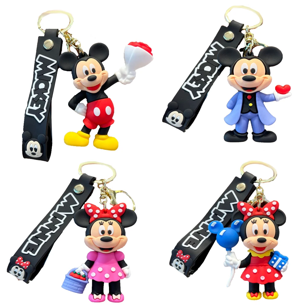 New Disney Mickey Minnie Cartoon Keychains Cute Creative Design Mini Action Figures Backpack Pendant Ornament Love Couple Gifts
New Disney Mickey Minnie Cartoon Keychains Cute Creative Design Mini Action Figures Backpack Pendant Ornament Love Couple Gifts