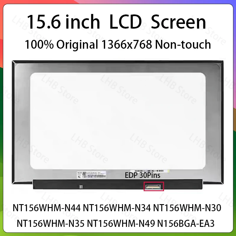 15,6-дюймовый HD ЖК-экран для ноутбука NT156WHM-N44 N34 N30 N35 N49 N156BGA-EA3 B156XTN08.1 B156XTN08.0, матричная панель дисплея eDP 30 контактов
15,6-дюймовый HD ЖК-экран для ноутбука NT156WHM-N44 N34 N30 N35 N49 N156BGA-EA3 B156XTN08.1 B156XTN08.0, матричная панель дисплея eDP 30 контактов