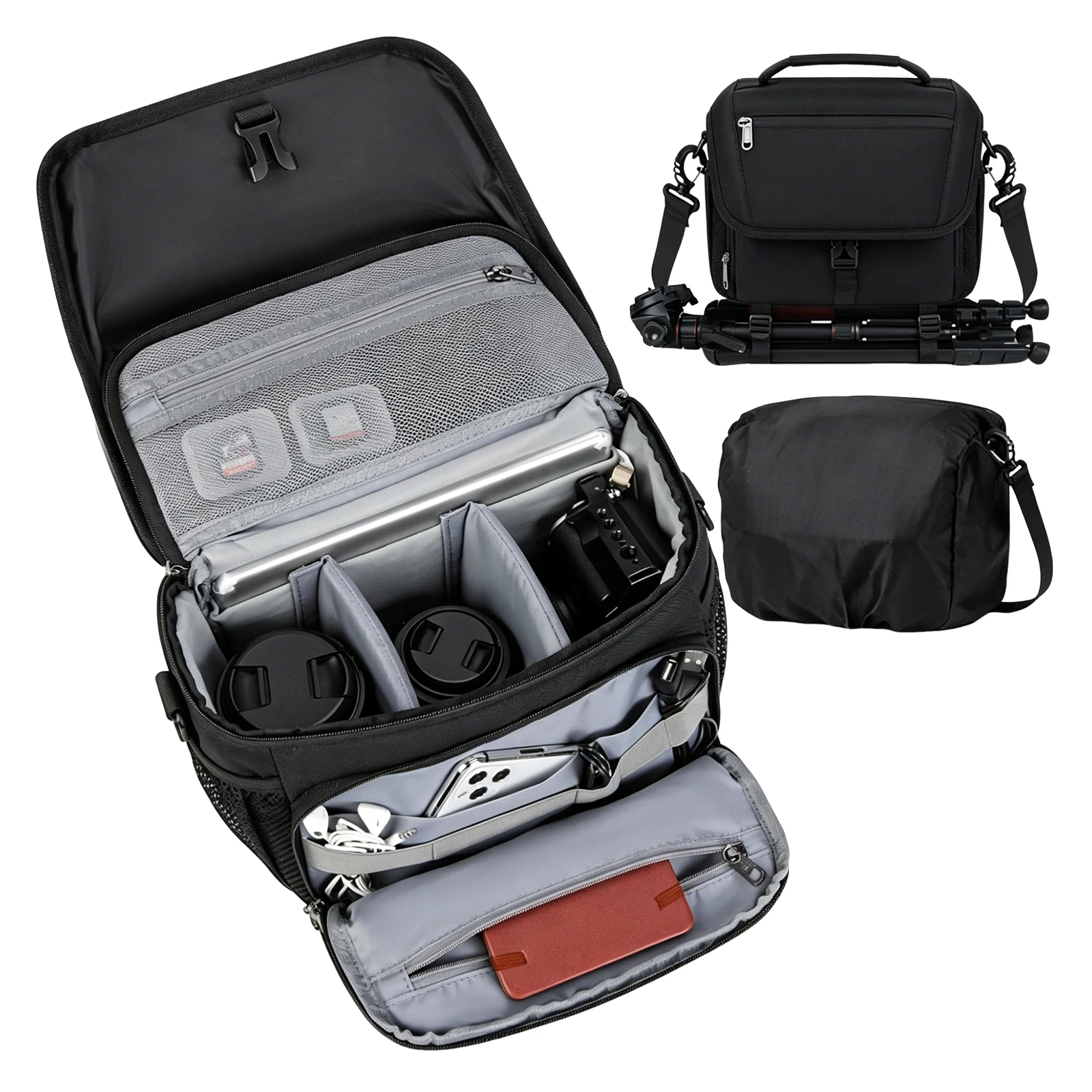 Camera Shoulder Crossbody Bag Case for Photographers Compact Camera Shoulder Bags Standard DSLR Cameras Photography Accessories
Camera Shoulder Crossbody Bag Case for Photographers Compact Camera Shoulder Bags Standard DSLR Cameras Photography Accessories