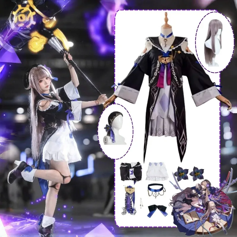 Game Honkai:Star Rail Herta Cosplay Costume Comic Show Uniform Dress Wig Full Set for Women Anime Carnival Party Outfits
Game Honkai:Star Rail Herta Cosplay Costume Comic Show Uniform Dress Wig Full Set for Women Anime Carnival Party Outfits
