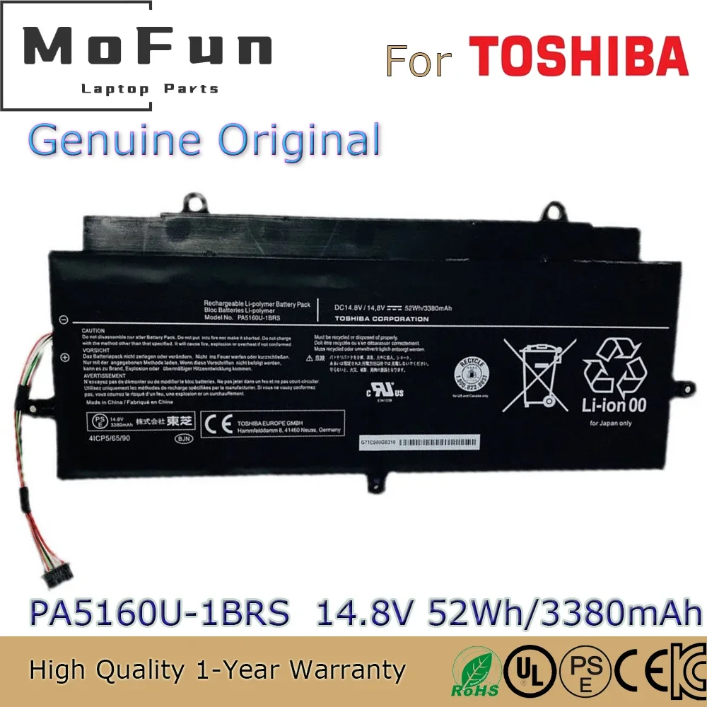 Совершенно новый оригинальный аккумулятор для ноутбука PA5160U-1BRS 14,8 В 52 Втч для Toshiba KIRAbook 13 KIRA-10D KIRA-101 KIRA-102 и т. д.
Совершенно новый оригинальный аккумулятор для ноутбука PA5160U-1BRS 14,8 В 52 Втч для Toshiba KIRAbook 13 KIRA-10D KIRA-101 KIRA-102 и т. д.