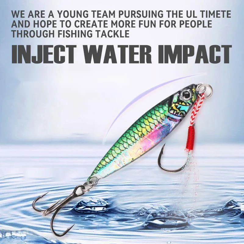 20pcs 10g-30g Metal Jig Fishing Lure Spot Colorful Iron Plate Shore Casting Swimbait Fishhook Fishing Gear Artificial Bait
20pcs 10g-30g Metal Jig Fishing Lure Spot Colorful Iron Plate Shore Casting Swimbait Fishhook Fishing Gear Artificial Bait