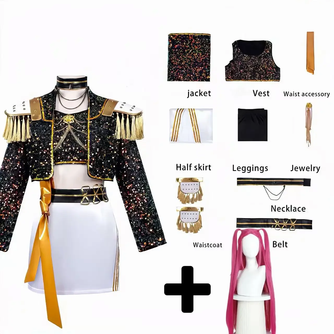 Хэллоуин для девочек Руми Зои Мира, косплей, фэнтезийный костюм, маскировка для детей, наряды для ролевых игр, Хэллоуин, карнавал
Хэллоуин для девочек Руми Зои Мира, косплей, фэнтезийный костюм, маскировка для детей, наряды для ролевых игр, Хэллоуин, карнавал